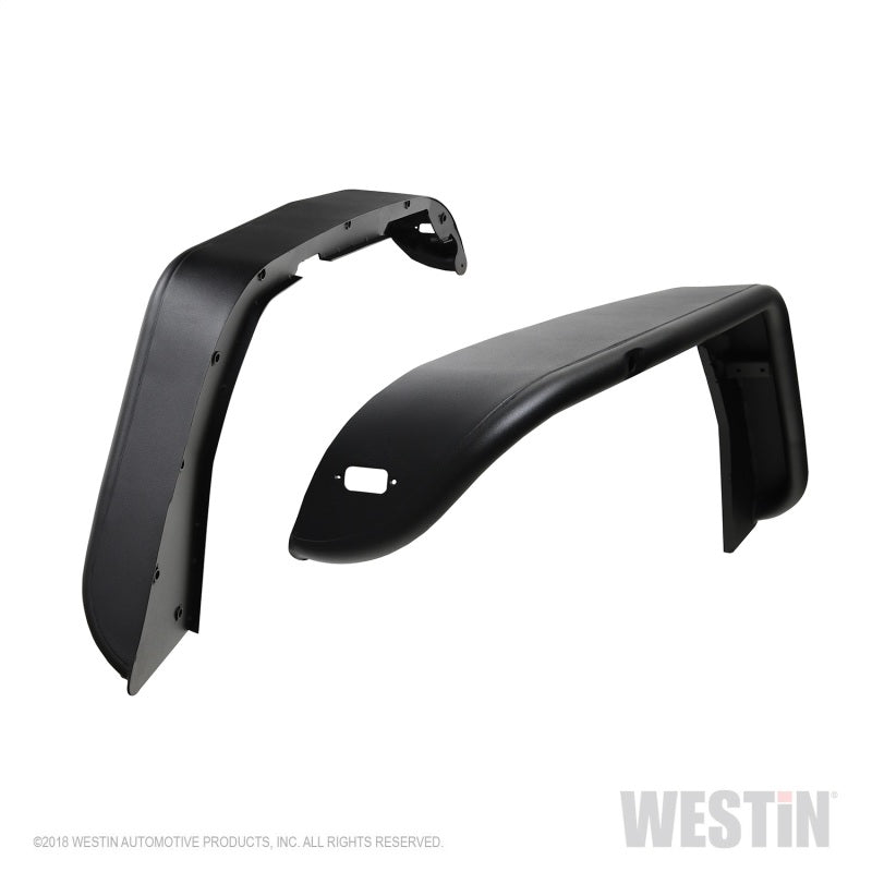 Westin 62-1025 18-20 Jeep Wrangler JL / 20 Gladiator Tube Fenders - Front - Textured Black