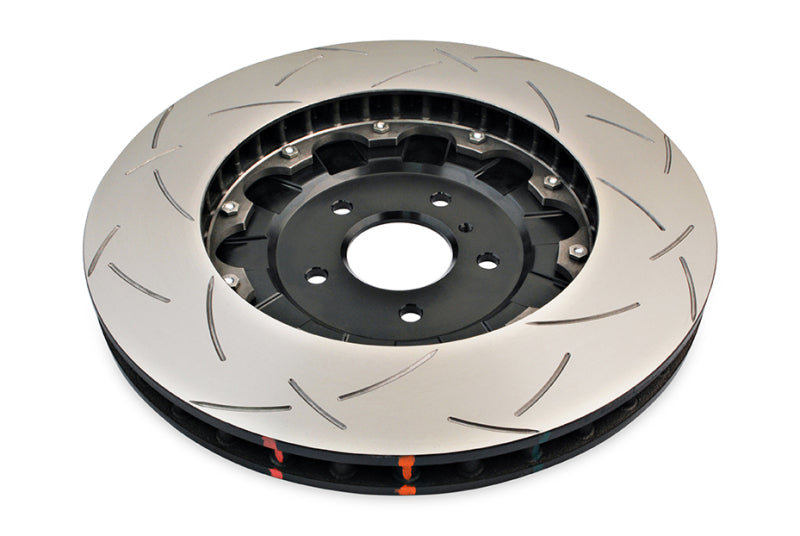 DBA DBA52320BLKS 09-11 Nissan GTR R-35 Front Slotted 5000 Series 2 Piece Rotor Assembled w/ Black Hat