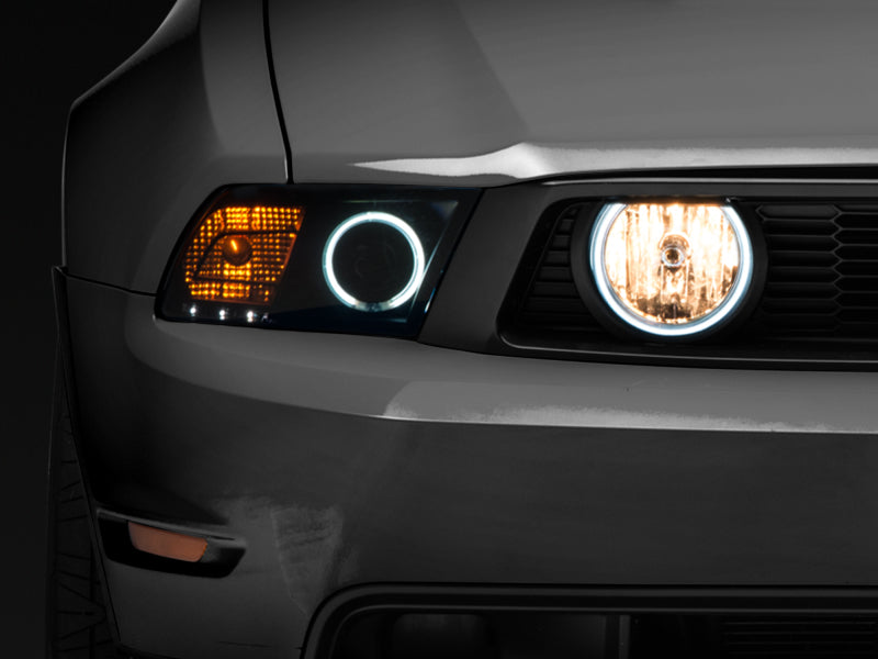 Raxiom 49134 05-12 Ford Mustang GT LED Halo Fog Lights (Smoked)