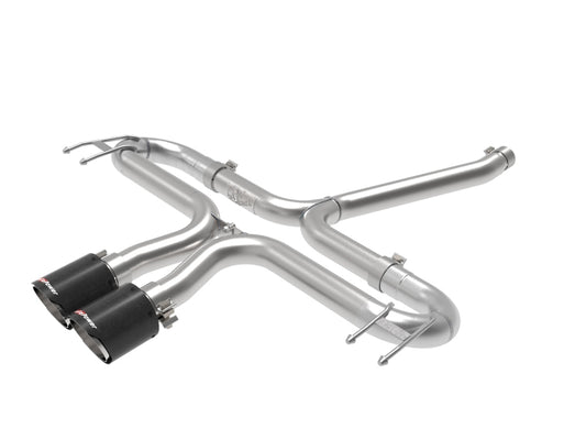 aFe 49-36625-C Takeda 2-1/2in 304 SS Axle-Back Exhaust w/Carbon Tips 17-20 Honda Civic Sport L4-1.5L (t)