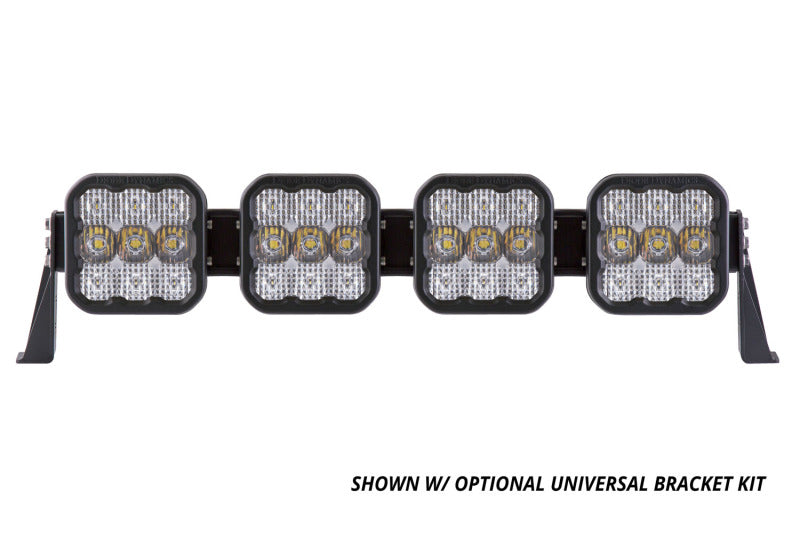 Diode Dynamics DD6795 SS5 Sport Universal CrossLink 4-Pod Lightbar - Yellow Combo