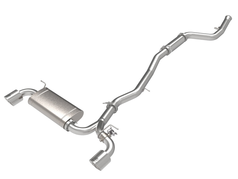 aFe 49-36050-P POWER Takeda 2021 Toyota Supra 2.0L (t) 2.5in-3in 304 SS CB Exhaust w/ Polished Tips