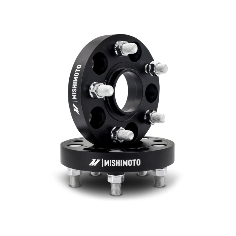Mishimoto MMWS-013-250BK Wheel Spacers - 5x120 - 64.1 CB - M14 x1.5 - 25mm - BK