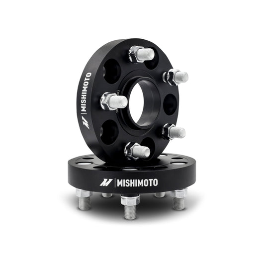 Mishimoto MMWS-013-250BK Wheel Spacers - 5x120 - 64.1 CB - M14 x1.5 - 25mm - BK