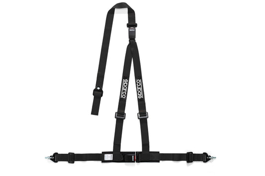 SPARCO 04608DF1NR Sparco Belt 2 Inch Black 3Pt Double Release