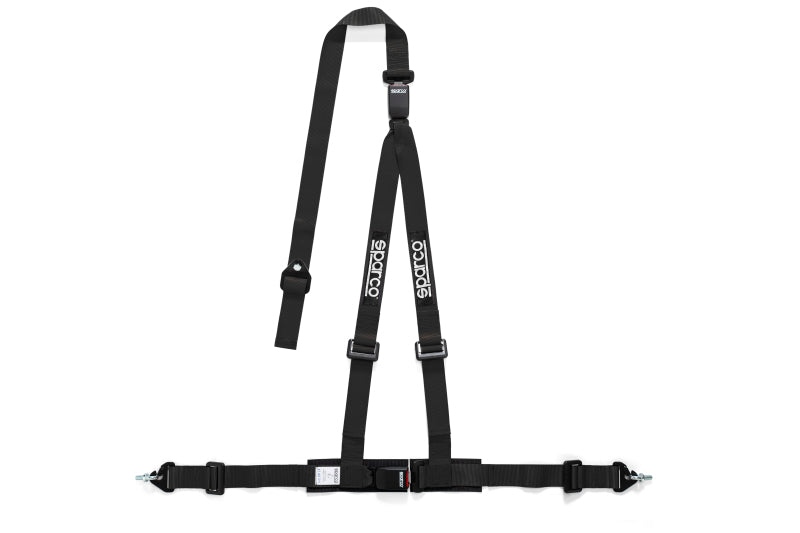 SPARCO 04608DF1NR Sparco Belt 2 Inch Black 3Pt Double Release