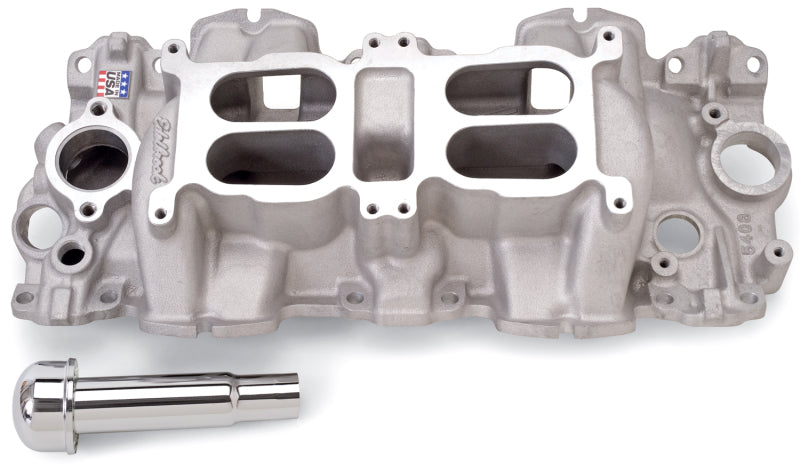 Edelbrock EDE5409 Performer RPM Dual Duad Manifold - Chevy 348-409