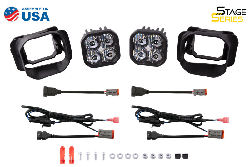 Diode Dynamics DD6694 SS3 LED Pod Max Type F2 Kit - White SAE Fog