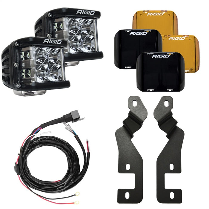 Rigid Industries 46710 Rigid 2021+ Ford Bronco Sport A-Pillar D-SS Series Side Shooter Light Mount Kit