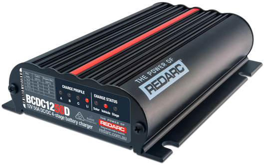 REDARC BCDC1250D DC/DC 4-Stage In-Vehicle Battery Charger - 12V 50A
