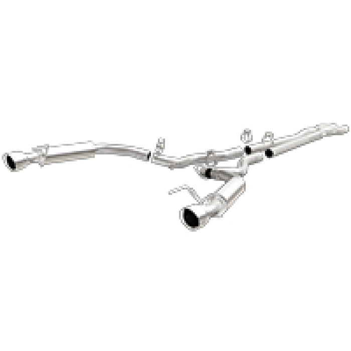 Magnaflow 19099 MagnaFlow Cat Back, SS, 2.5in, Competition, Dual Split Polished 4.5in Tips 2015 Ford Mustang V6 3.7L