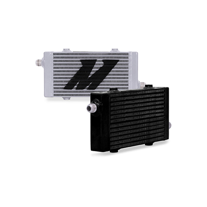 Mishimoto MMOC-SP-SBK Universal Small Bar and Plate Cross Flow Black Oil Cooler
