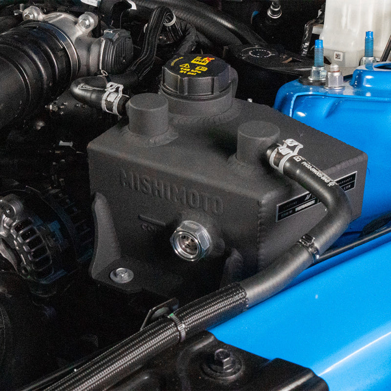 Mishimoto MMRT-MUS-24MWBK 2024+ Ford Mustang V8/2.3L EcoBoost Expansion Tank - Black