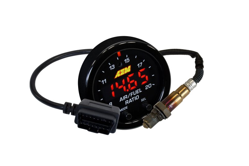 AEM 30-0334 X-Series OBDII Wideband UEGO AFR Sensor Controller Gauge