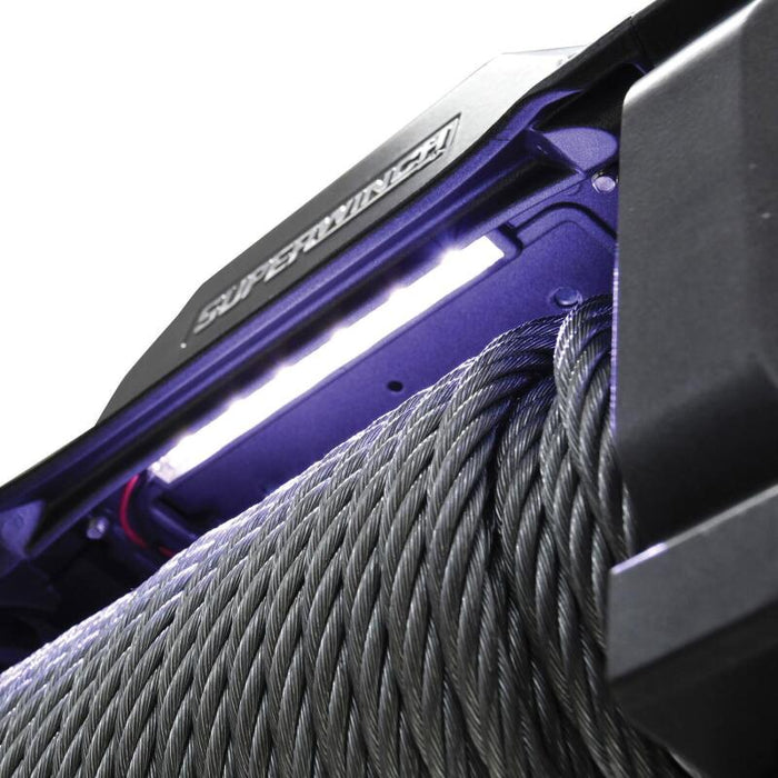 Superwinch 1712200 12000 LBS 12V DC 3/8in x 85ft Wire Rope SX 12000 Winch - Graphite