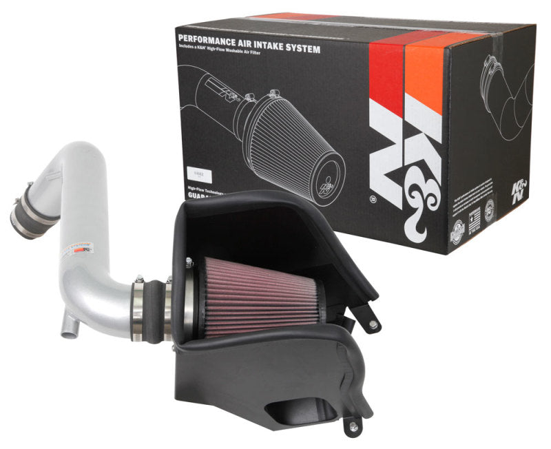 K&N Engineering 69-5323TS K&N 19-20 Hyundai Veloster R L4-1.6L F/I Typhoon Performance Air Intake System
