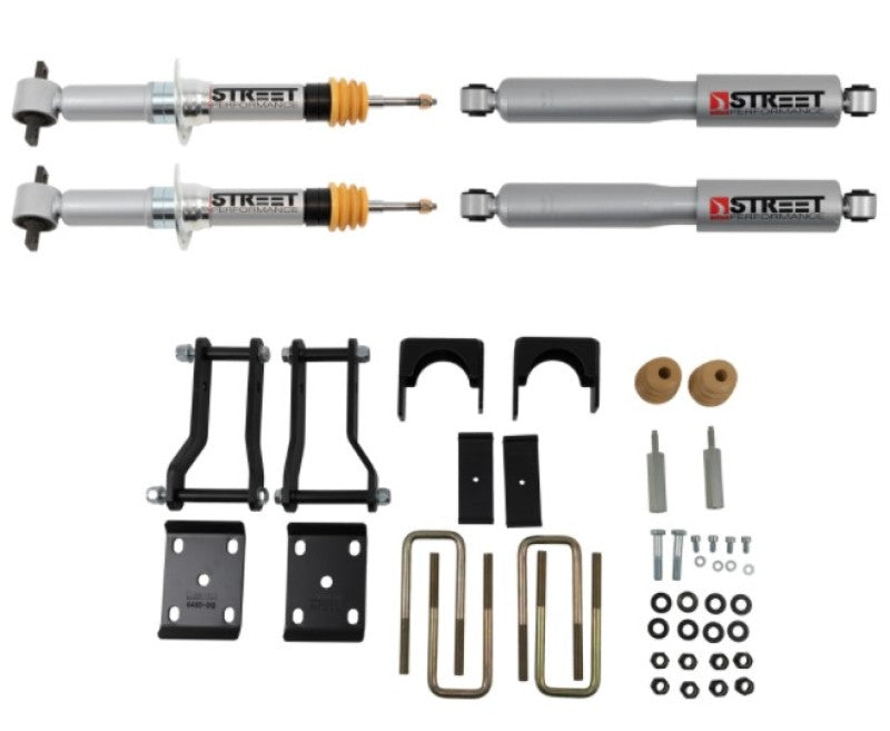 Belltech 1044SP LOWERING Kit 2019+ Ford Ranger 2WD 2in Front/4in Rear
