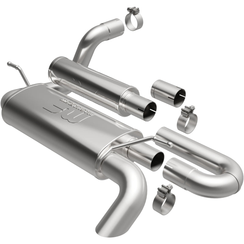 Magnaflow 19620 MagnaFlow 18-23 Jeep Wrangler JL 2.0L/3.6L Overland Series Axle-Back Exhaust
