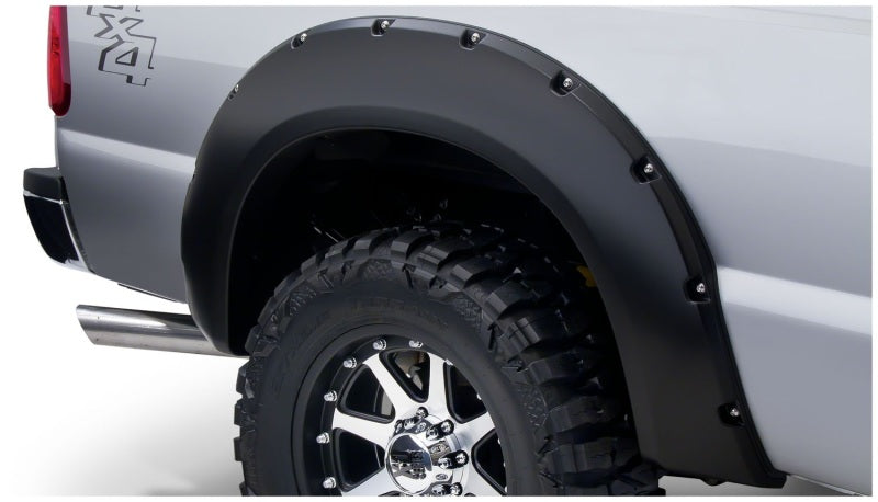 Bushwacker 20931-02 11-16 Ford F-250 Super Duty Styleside Pocket Style Flares 4pc 98.0/81.8in Bed - Black