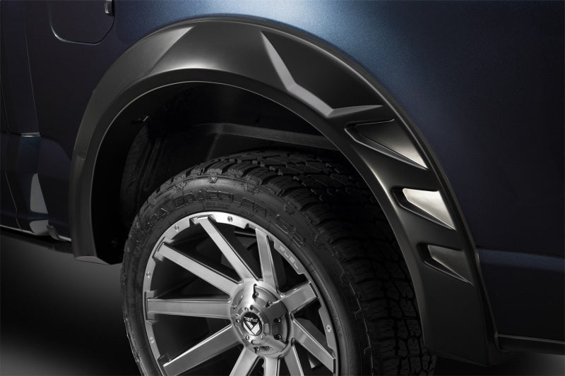 Husky Liners 2802951 17-22 Ford F-250/350 Super Duty DRT Style Fender Flares (Smooth) 4pc - Blk