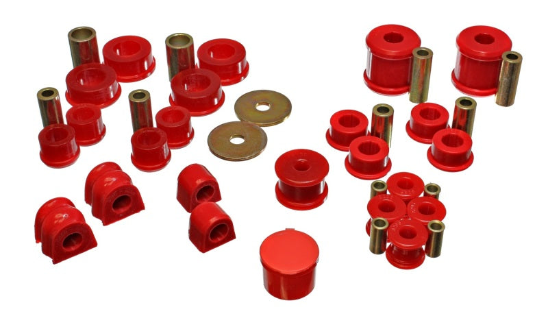 Energy Suspension 19.18101R 02-06 Subaru Impreza/WRX Red Hyper-Flex Master Bushing Set