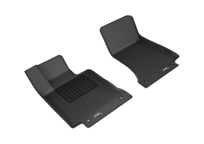 3D MAXpider L1MB10211509 2015-2020 Mercedes Benz C-CLASS Sedan/Coupe W205/C205 Kagu 1st Row Floormat - Black