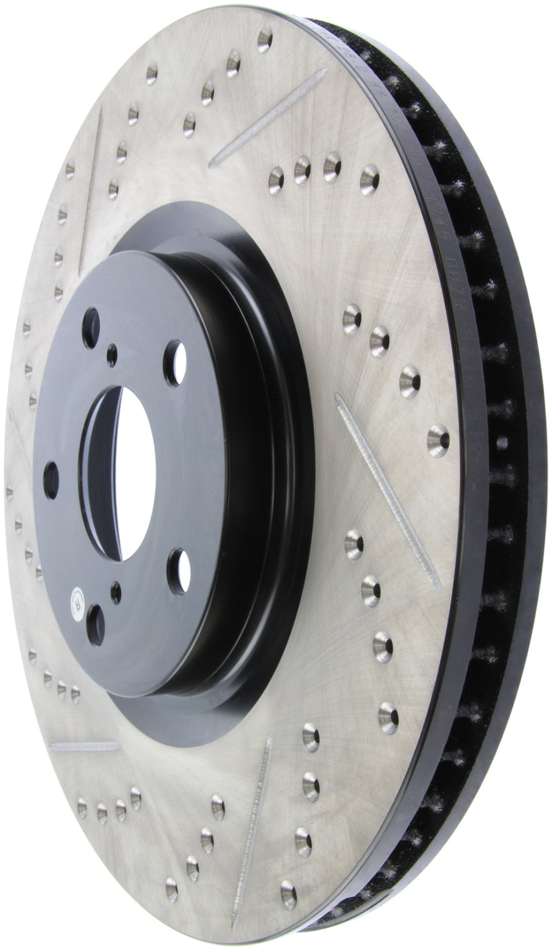 Stoptech 127.44104R StopTech 5/93-98 Toyota Supra Turbo Right Front Slotted & Drilled Rotor