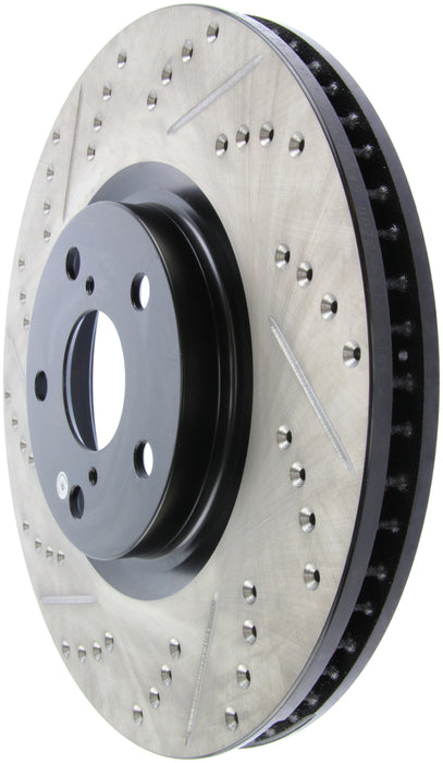 Stoptech 127.44104R StopTech 5/93-98 Toyota Supra Turbo Right Front Slotted & Drilled Rotor