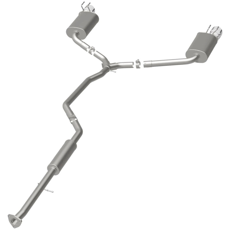 Magnaflow 19181 MagnaFlow Sys C/B 2015 Honda Accord 3.5L V6 2.5in SS Dual Split Rear Polished 4.5 Tip