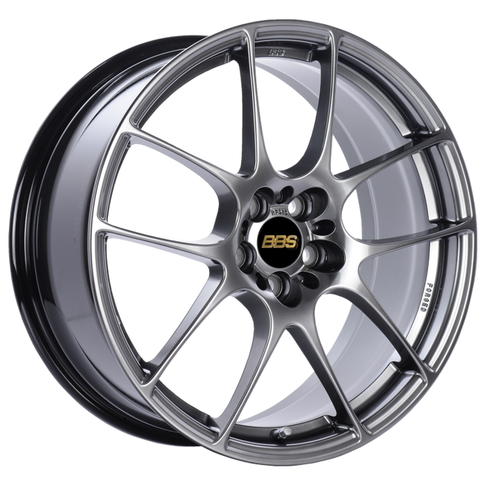 BBS RF516DBK RF 18x8 5x112 ET45 Diamond Black Wheel -82mm PFS/Clip Required