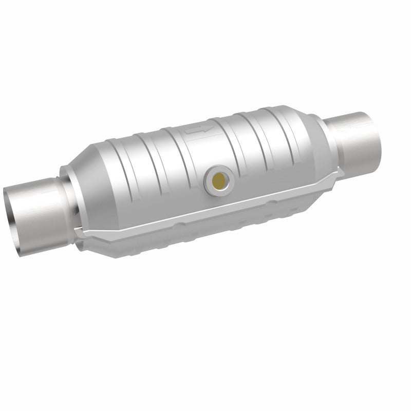 Magnaflow 51355 MagnaFlow Conv Univ 2.25in Inlet/Outlet Center/Center Round 11in Body L x 5.125in W x 15in Overall L