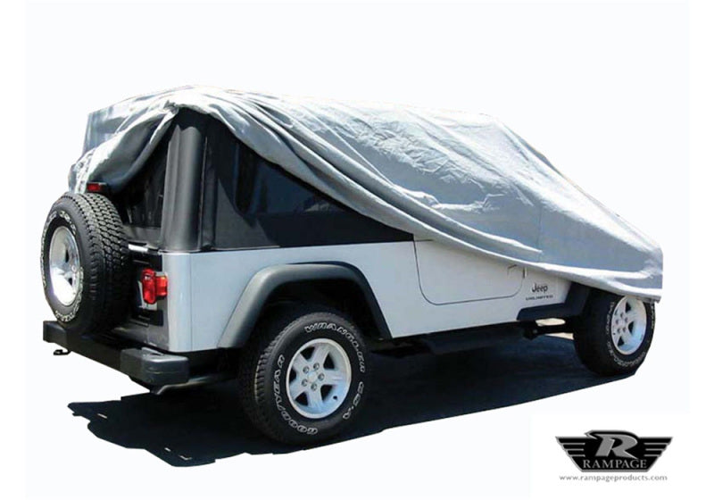 Rampage 1202 2004-2006 Jeep Wrangler(TJ) LJ Unlimited Car Cover - Grey