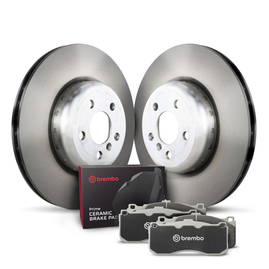 Brembo OE KT00C08 08-10 BMW 535i/04-05 545i/06-10 550i/04-05 645Ci/06-10 650i Front Disc Brake Kit