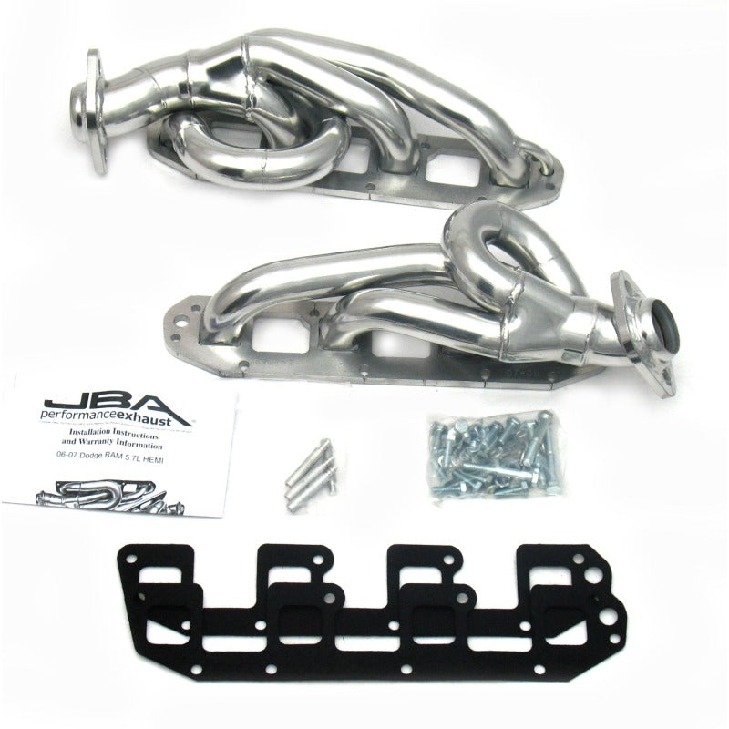 JBA 1961S-1JS 03-08 Dodge RAM 5.7L HEMI 1-5/8in Primary Silver Ctd Cat4Ward Header