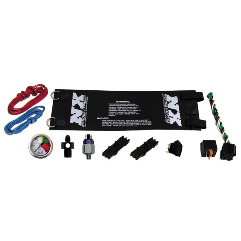 Nitrous Express 15937 Heavy Duty Fully Automatic Bottle Heater (6AN) w/Gauge