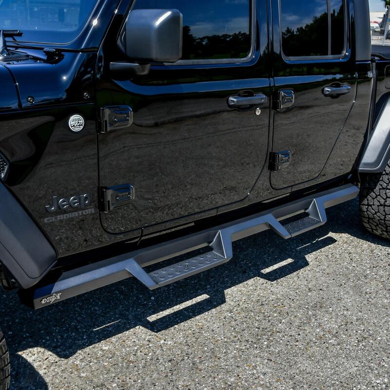 Westin 56-14165 2020 Jeep Gladiator HDX Drop Nerf Step Bars - Textured Black