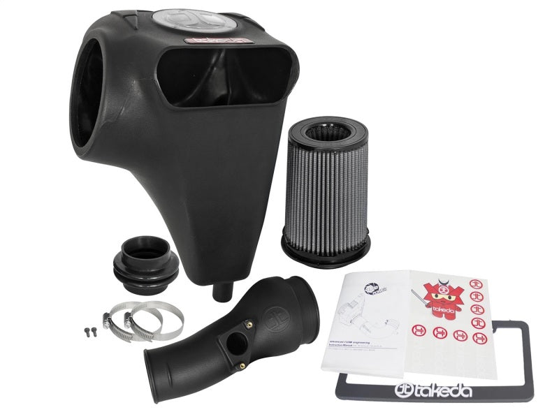 aFe TM-1026B-D Takeda Momentum GT Pro DRY S Cold Air Intake System 17-18 Honda Civic Si I4 1.5L (t)