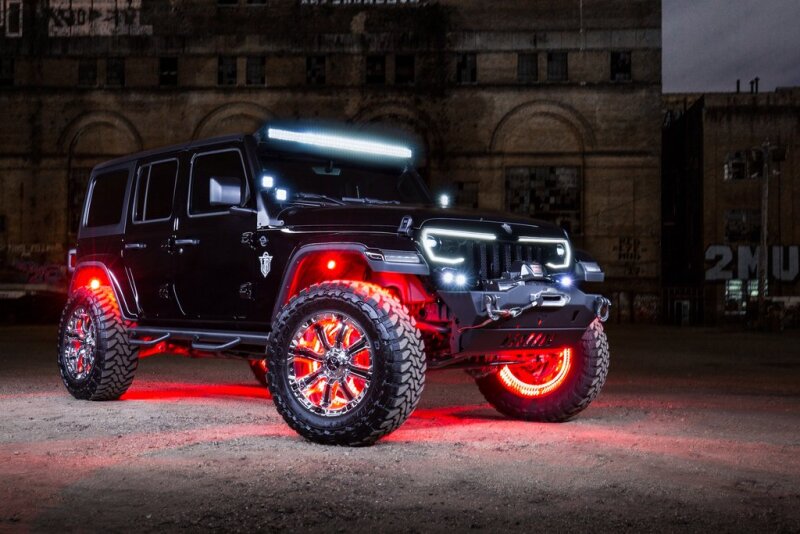 ORACLE Lighting 5837-PRO Oracle VECTOR Series Full LED Grille - Jeep Wrangler JL/JT - NA