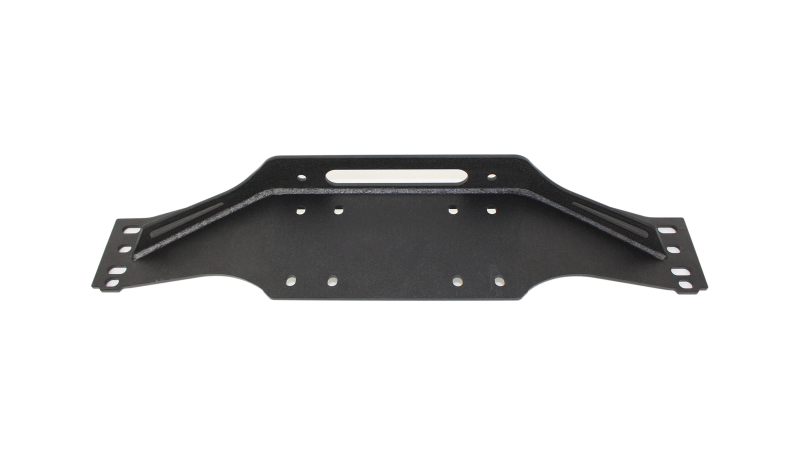 Fishbone Offroad FB21052 97-06 Jeep Wrangler TJ Winch Plate Steel - Black Textured Powdercoat Piranha Series