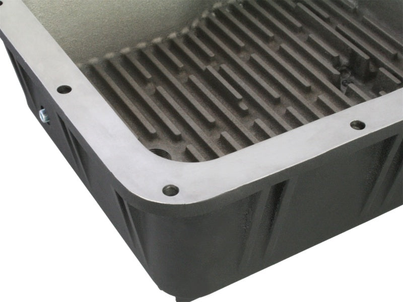 aFe 46-70072 Power Cover Trans Pan Machined Trans Pan GM Diesel Trucks 01-12 V8-6.6L Machined