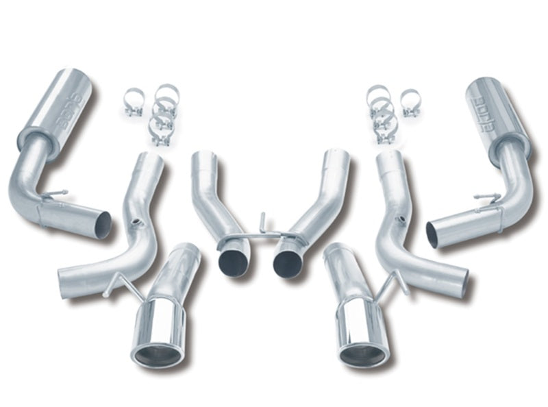 Borla 14663 96-02 Viper GTS/R/T-10 Coupe/Convertible 2dr w/ 2.5in Inlets SS Catback Exhaust System