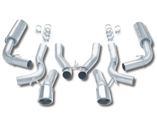 Borla 14663 96-02 Viper GTS/R/T-10 Coupe/Convertible 2dr w/ 2.5in Inlets SS Catback Exhaust System