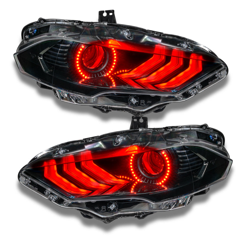 ORACLE Lighting 1446-332 Oracle 18-21 Ford Mustang Dynamic DRL w/ Halo Kit & Sequential Turn Signal - ColorSHIFT SEE WARRANTY