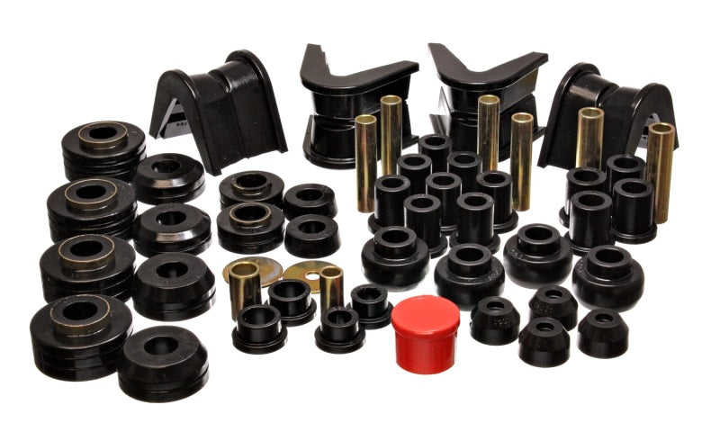 Energy Suspension 4.18107G 73-79 Ford F-150 Pickup 4WD Black Hyper-flex Master Bushing Set