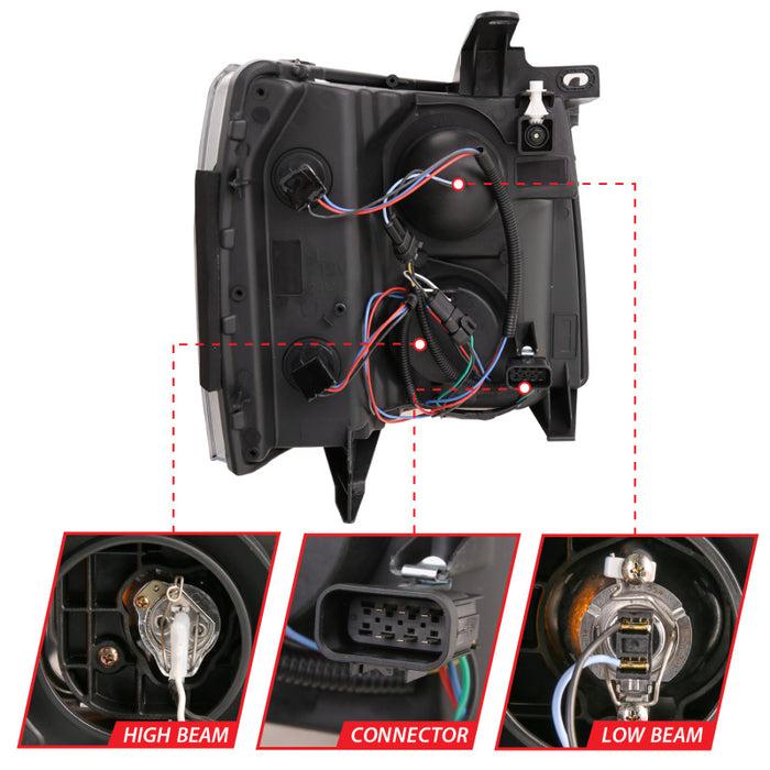ANZO 111410 ANZ LED/Projector Headlights