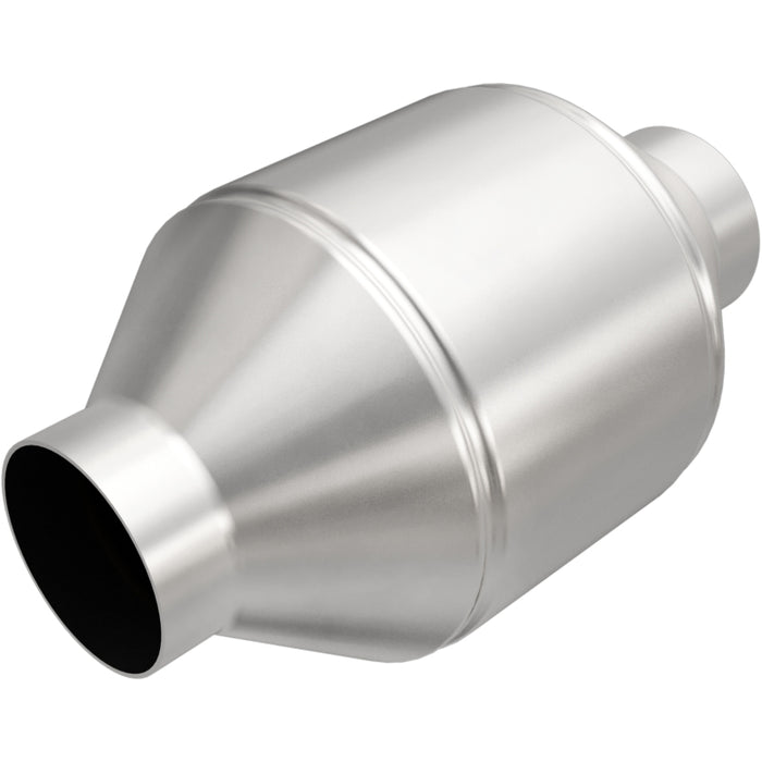 Magnaflow 51655 MagnaFlow Conv Univ 2.25in Inlet/Outlet Center/Center Round 3in Body L x 5in W x 8.75in Overall L