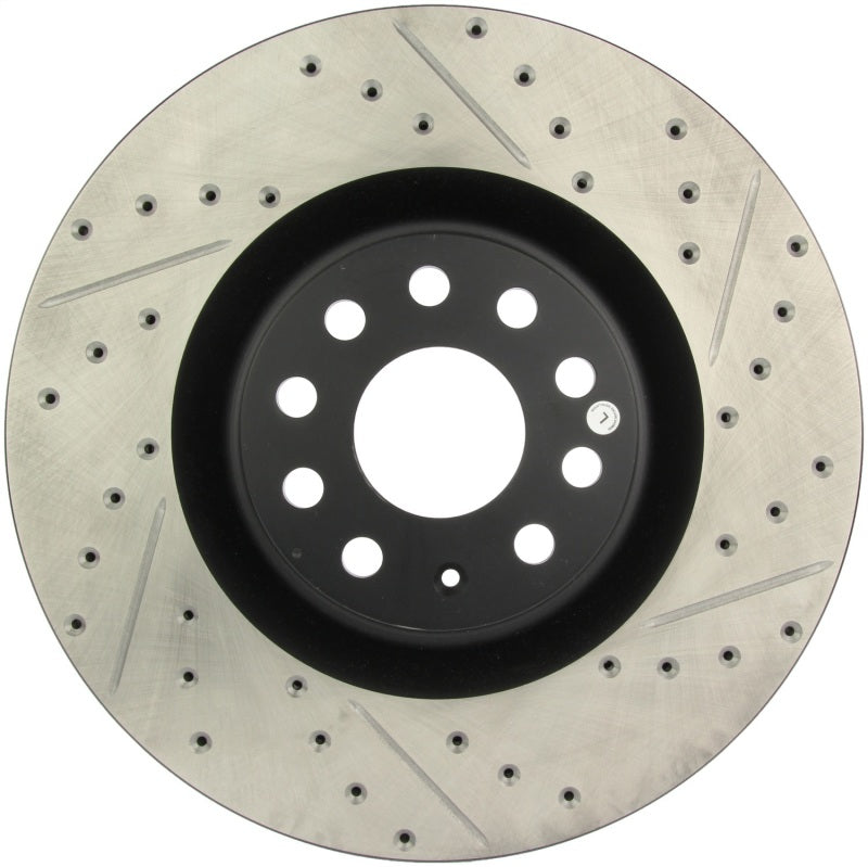 Stoptech 127.33112L StopTech 09 VW Passat CC / 06-09 Passat Slotted & Drilled Left Front Rotor