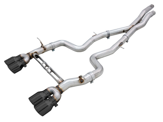 AWE Tuning 3020-43087 BMW F8X M3/M4 Track Edition Catback Exhaust - Diamond Black Tips