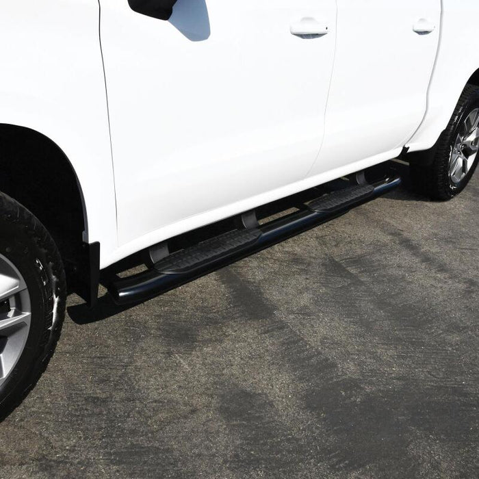 Westin 21-54135 2019 Chevrolet Silverado/Sierra 1500 Crew Cab Non LD PRO TRAXX 5 Oval Nerf Step Bars - Black