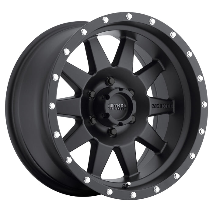 Method Wheels MR30129060518 Method MR301 The Standard 20x9 +18mm Offset 6x5.5 108mm CB Matte Black Wheel